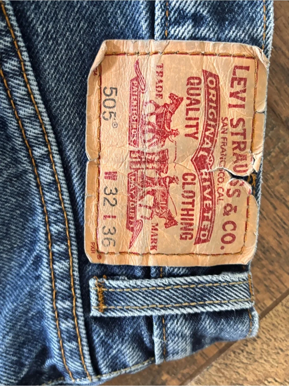Men's Levi’s 505 Jeans in Dark Blue